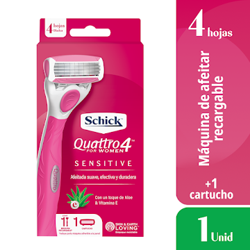 Máquina De Afeitar Schick Quattro Women x 1 und  