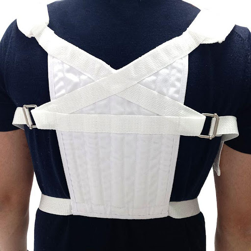 Corrector Postura Ds1321 Small Recovery  x 1 Corrector de postura elaborado en dril con reatas de alta resistencia, lleva unas férulas que ayudan a mantener la correcta posición. El ajuste se realiza por medio de velcros.