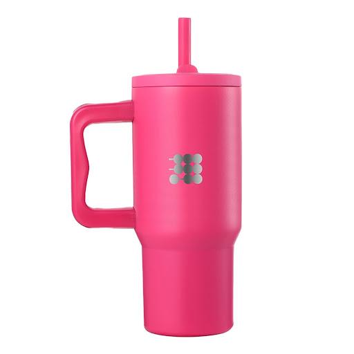 Termo Mini Tumbler Cubitt Bolsa x 1 Termo Cubitt Mini Tumbler: Tamaño compacto, rendimiento completo. 709 ml, conserva frío 24h. Tapa antiderrames con sorbete, acero inoxidable libre de BPA.