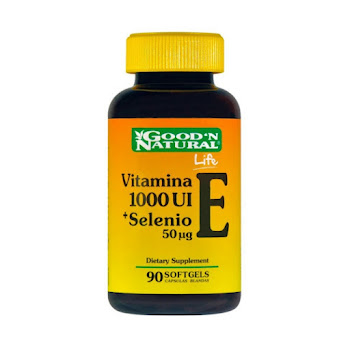 Suplemento Dietario Vitamina E + Selenio 1000Ui/50mcg Good Natural Frasco x 90 Cápsulas  
