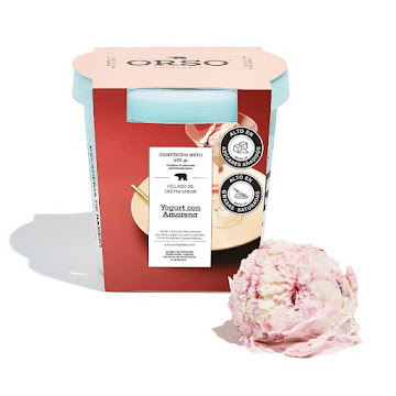 Helado De Crema Orso   Sabor Yogurt Con Amarena x 430 gr  