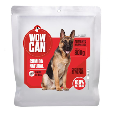 Alimento Húmedo Wow Can   Para Perro Sabor Carne de Res x 300 gr  