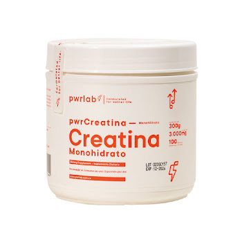 Creatina Monohidrato 3000mg Pwrlab Frasco x 300g  