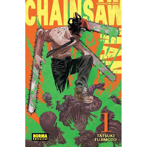 Chainsaw Man No. 1 Editorial Norma Libro x 1.0 CHAINSAW MAN No. 1  ¡EL NUEVO Y ESPERADÍSIMO TRABAJO DEL AUTOR DE FIRE PUNCH ! Denji es un chico sin un duro que se deja la piel trabajando como Devil Hunter junto a su perro demoníaco Pochita para re