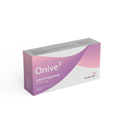 Levornogestrel Onive 2 Caiclos 0.75mg Caja x 2 Tabletas