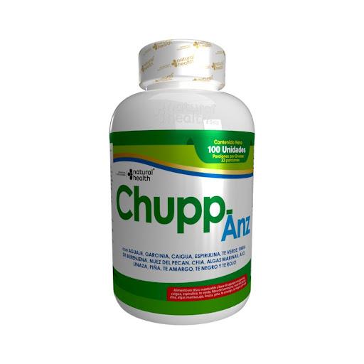 Chupp Anz Adelgazante Control Peso Metabolismo Activo Detox Sin Sabor NATURAL HEALTH PASTILLERO x 1 Suplemento que apoya el control del peso al estimular el metabolismo y favorecer la eliminación de toxinas. Ideal como complemento en rutinas saludables y planes de alimentación balanceados.