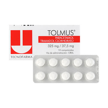 Tolmus Acetaminofén + Tramadol 325mg/37.5mg Tecnofarma Caja x 10 Comprimidos  