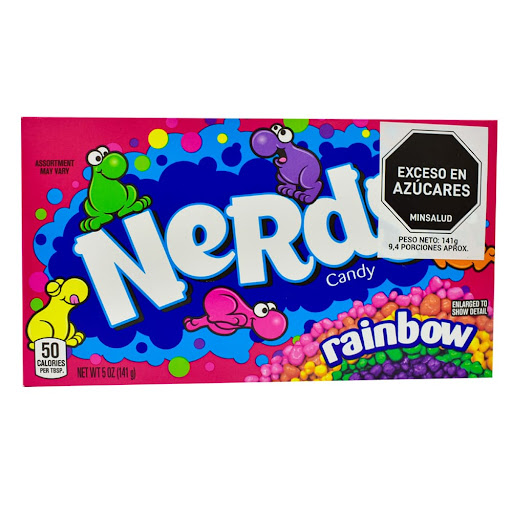 Dulce Nerds Candy Ranbow x 141 gr