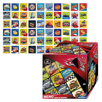 Solo Online Juego De Mesa Cars 3   Memorizando X 60 Piezas 