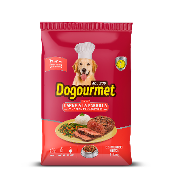 Alimento Para Perros Dogourmet Carne Parrillada Adulto Bolsa x 1 kg  