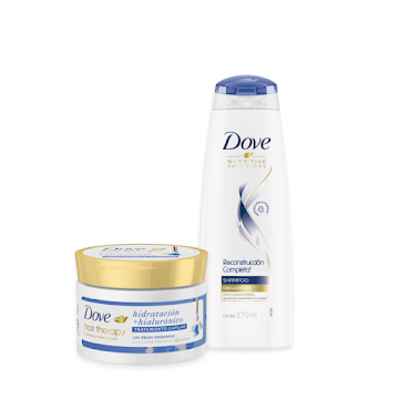 Combo Dove Reconstruccion Shampoo + Tratamiento Pack x 2 und  
