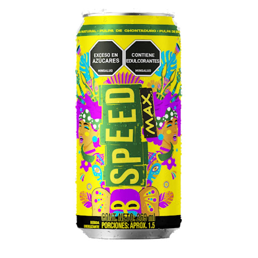 //Bebida Energética Speed Max Carnaval Lata x 296 ml