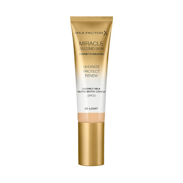 Base Max Factor Miracle Second Skin Mf Light #3 x 30 ml  