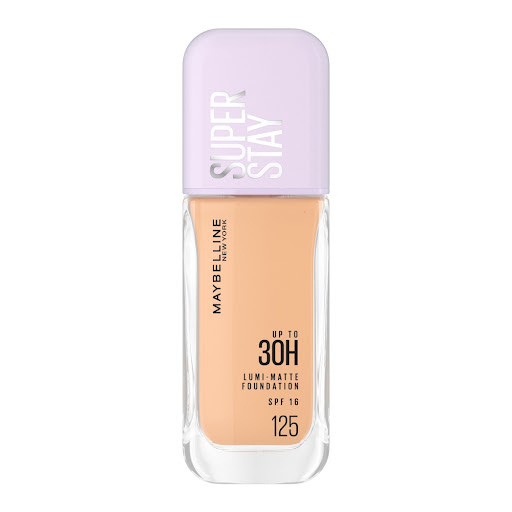 Base Líquida Maybelline Super Stay Lumi Matte Acabado Mate Luminoso Tono 125 Frasco x 35 ml