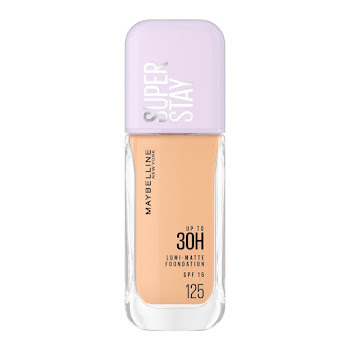 Base Líquida Maybelline Super Stay Lumi Matte Acabado Mate Luminoso Tono 125 Frasco x 35 ml  