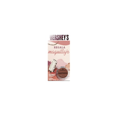 Chocolatina Hersheys XL Tabletas 226 gr x 2 und + Maquillaje Prebel  