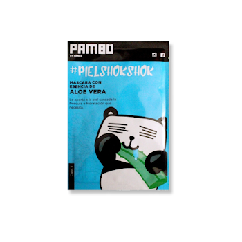 Mascarilla Facial Pambú   con Escencia de Aloe Vera x 1 und  