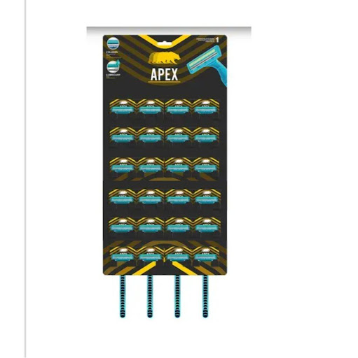 Cuchilla de Afeitar Desechable 2 Hojas Hombre 24 Unidades - Apex APEX  x 24 