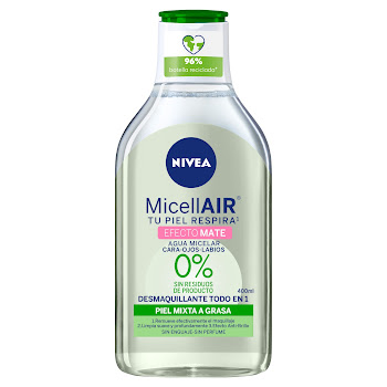 Agua Micellair Nivea Mate x 400 ml  