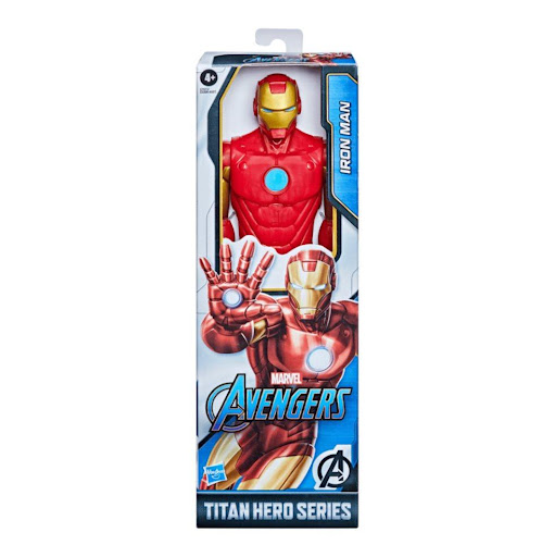 Avengers Figura Titan Hero 12 Pulgadas Iron Man Marvel  x 1 Es una figura de 30 cm con diseño clásico de Iron Man. Incluye cinco puntos de articulación para recrear escenas de acción y es compatible con accesorios de la línea Titan Hero Blast Gear.
