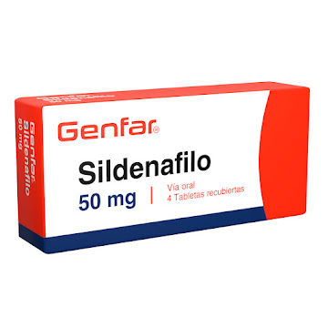 Sildenafil Genfar 50 mg Caja x 4 Tabletas  
