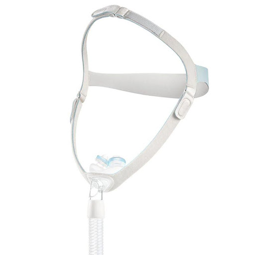 Mascara Nuance Con Marco En Gel Respironics  x 1 Diseñada para brindar una experiencia de terapia CPAP más cómoda y estable, incorpora almohadillas nasales de gel que se adaptan suavemente a las fosas nasales, reduciendo la irritación y mejorando el