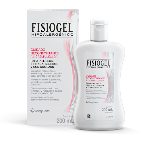 Crema Líquida Fisiogel AI Piel Sensible Frasco x 200 ml