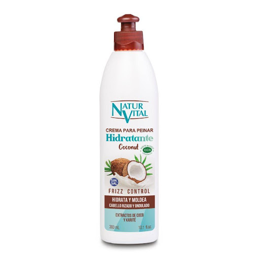 Crema Para Peinar Naturvital Hidratante Coconut NaturVital NATURVITAL Frasco x 1 Und undefined