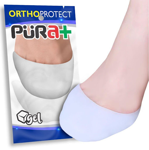 Protector Puntera Silicona Pura+ Empaque por 2 unidades. Talla universal, color blanco x 2 