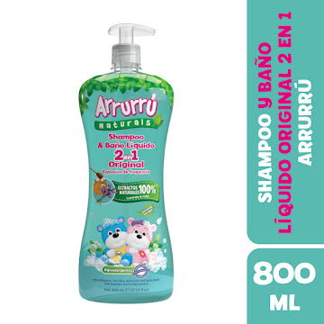 Shampoo Arrurú Naturals 2 En 1 x 800 ml  