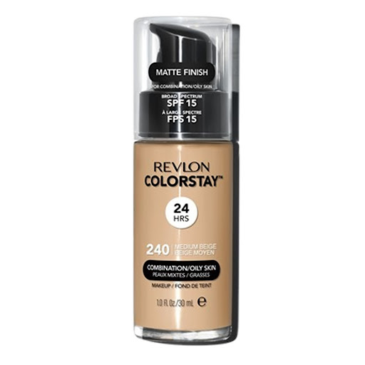 Base Liquida Revlon Colorstay Piel Mixta Grasa Medium Beige x 30 ml
