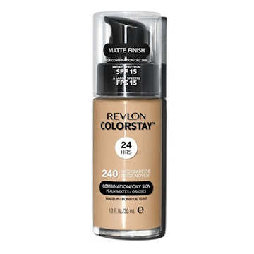 Base Liquida Revlon Colorstay Piel Mixta Grasa Medium Beige x 30 ml  