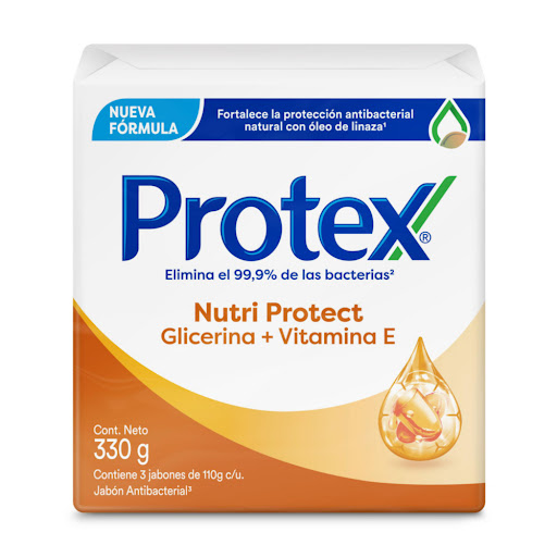 Jabón Protex Antibacterial Vitamina E 110g x 3 und