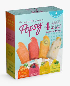 Paleta Popsy Multipack (Mandarina- Frozen -Berries - Mango&Kiwie- Piña Hierbabuena)  