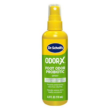 Extracto Probiótico y   Natural para el Mal Olor en Pies Odor-X Dr Scholl´s x118ml  