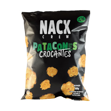 Patacones Crocantes Nack   Crew Paquete x 100 gr  
