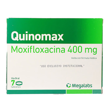 Quinomax Garmisch   Moxifloxacina 400mg Caja X 7tab 