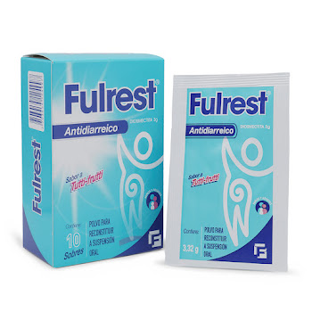 Antidiarreico Fulrest Diosmectica 3g Sabor Tutti Frutti Fracción x 1 Sobre  