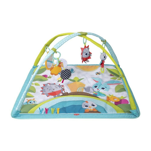 Gimnasio Gymini Sunny Days Tiny Love Caja x 1 Convierte cada momento en una oportunidad de aprendizaje con el Gimnasio Gymini Sunny Days. Su diseño con arcos ajustables y múltiples actividades sensoriales fomenta el desarrollo motor, cognitivo y 