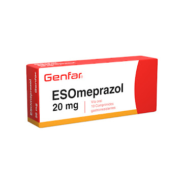 Esomeprazol Genfar 20 mg Caja x 10 Tabletas  