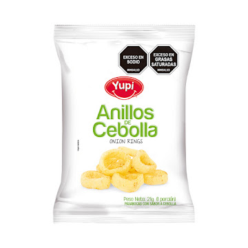 Pasabocas Yupi Anillos De Cebolla Paquete x 21 gr  