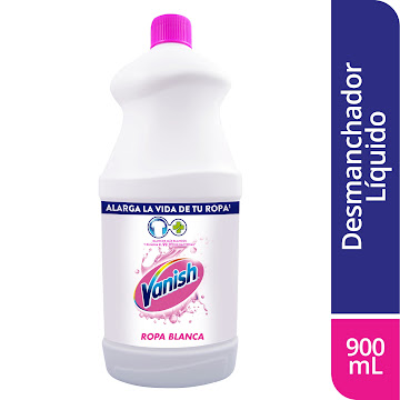 Limpiador Vanish Quitamanchas Blanco Total Sin Cloro Ropa x 900 ml  