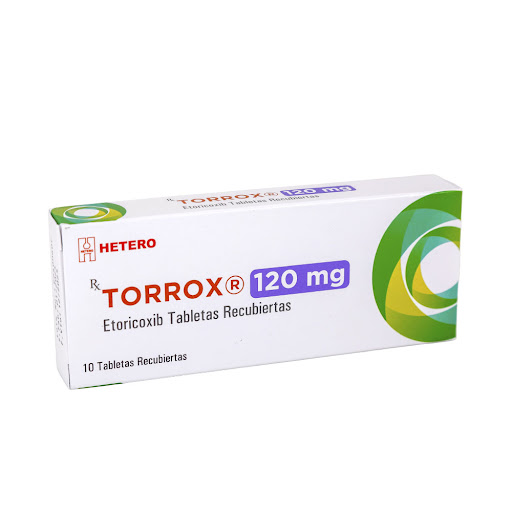 Torrox Etoricoxib 120mg Caja x 10 Tabletas