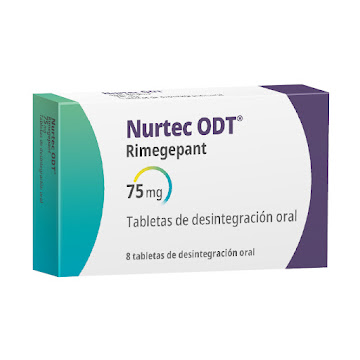 Nurtec Odt 75mg Rimegepant Caja x 8 Tabletas  