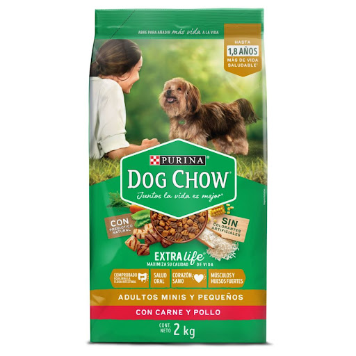 Alimento Para Mascotas Dog Chow Adultos Razas Pequeñas x 2 kg