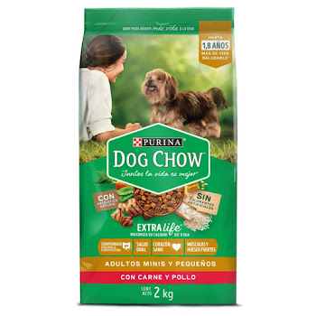 Alimento Para Mascotas Dog Chow Adultos Razas Pequeñas x 2 kg  