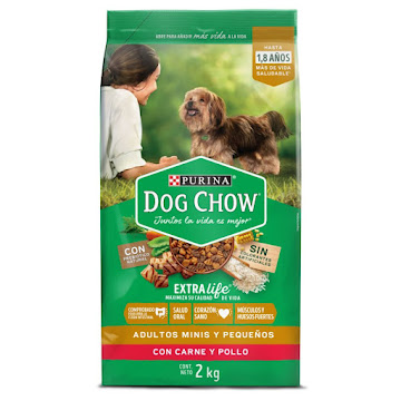Alimento Para Mascotas Dog Chow Adultos Razas Pequeñas x 2 kg  