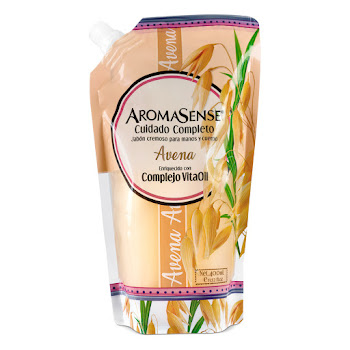Jabón Líquido Aromasense Avena Doy Pack x 400 ml  