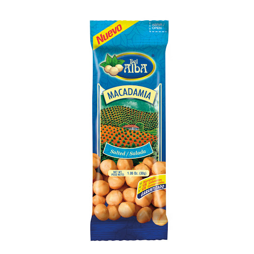 Pasabocas Del Alba Macadamia Salada x 30 gr