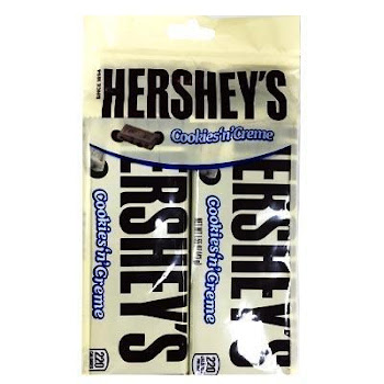 Chocolatina Hershey´S Cookies N Creme 2 Paquetes x 43 gr  